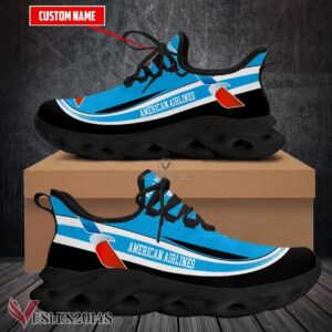American Airlines Logo Custom Shoes Style 11, Best Running Shoes For Fans - Vesles2014S