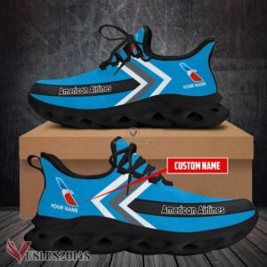 American Airlines Logo Custom Shoes Style 12, Best Running Shoes For Fans - Vesles2014S