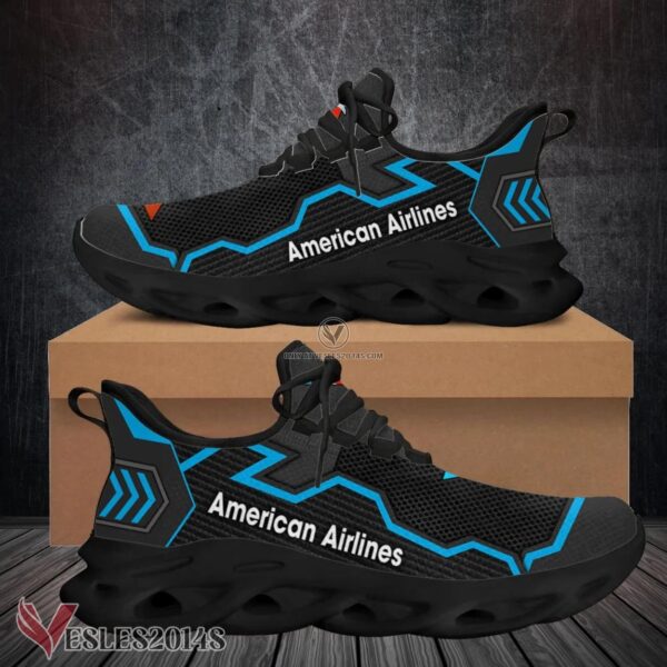 American Airlines Logo Custom Shoes Style 15, Best Running Shoes For Fans - Vesles2014S