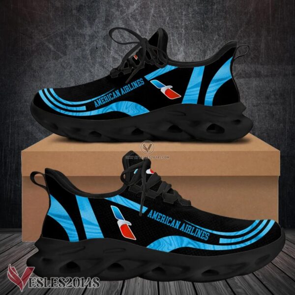 American Airlines Logo Custom Shoes Style 16, Best Running Shoes For Fans - Vesles2014S