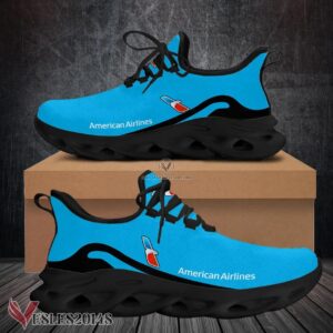 American Airlines Logo Custom Shoes Style 19, Best Running Shoes For Fans - Vesles2014S