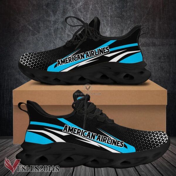American Airlines Logo Custom Shoes Style 2, Best Running Shoes For Fans - Vesles2014S