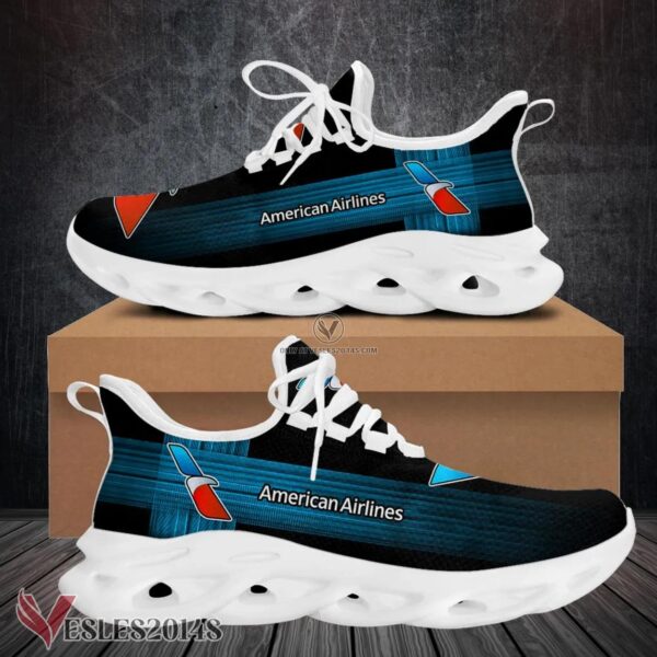 American Airlines Logo Custom Shoes Style 21, Best Running Shoes For Fans - Vesles2014S 1