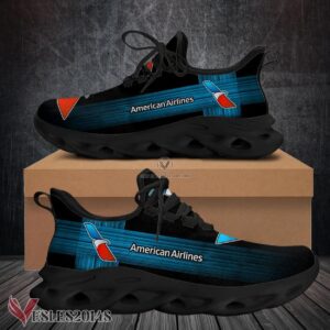 American Airlines Logo Custom Shoes Style 21, Best Running Shoes For Fans - Vesles2014S
