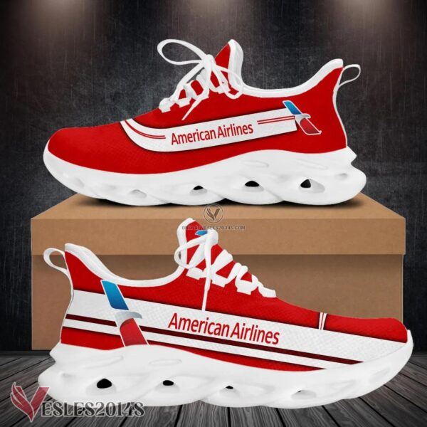 American Airlines Logo Custom Shoes Style 24, Best Running Shoes For Fans - Vesles2014S 1