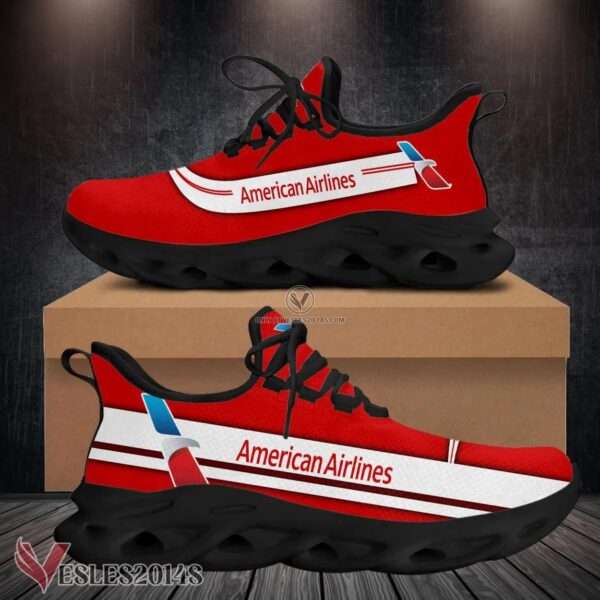 American Airlines Logo Custom Shoes Style 24, Best Running Shoes For Fans - Vesles2014S