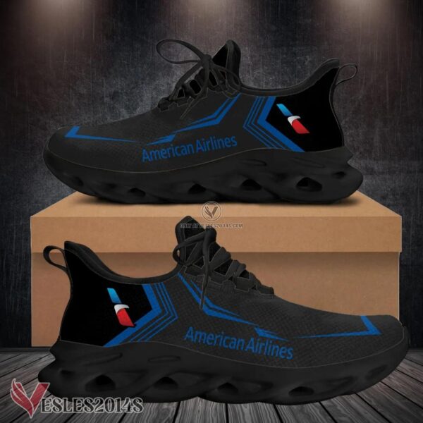 American Airlines Logo Custom Shoes Style 26, Best Running Shoes For Fans - Vesles2014S