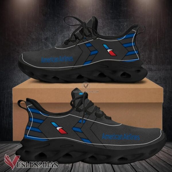 American Airlines Logo Custom Shoes Style 27, Best Running Shoes For Fans - Vesles2014S