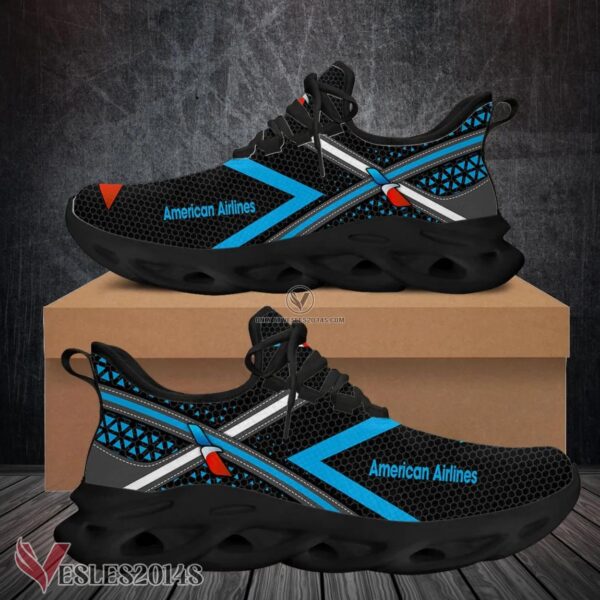 American Airlines Logo Custom Shoes Style 4, Best Running Shoes For Fans - Vesles2014S
