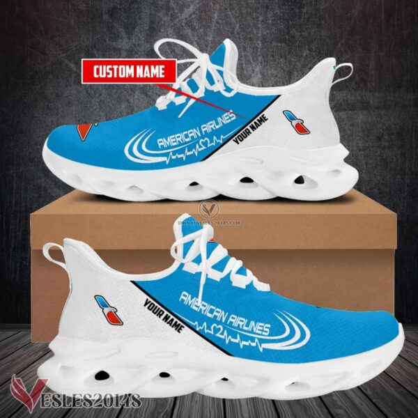 American Airlines Logo Custom Shoes Style 8, Best Running Shoes For Fans - Vesles2014S 1