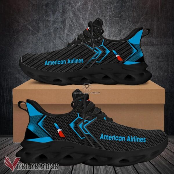 American Airlines Logo Custom Shoes Style 8, Best Running Shoes For Fans - Vesles2014S