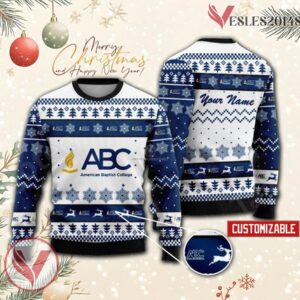 American Baptist College Custom Ugly Christmas Sweater, Unique Gift For Fans - Vesles2014s