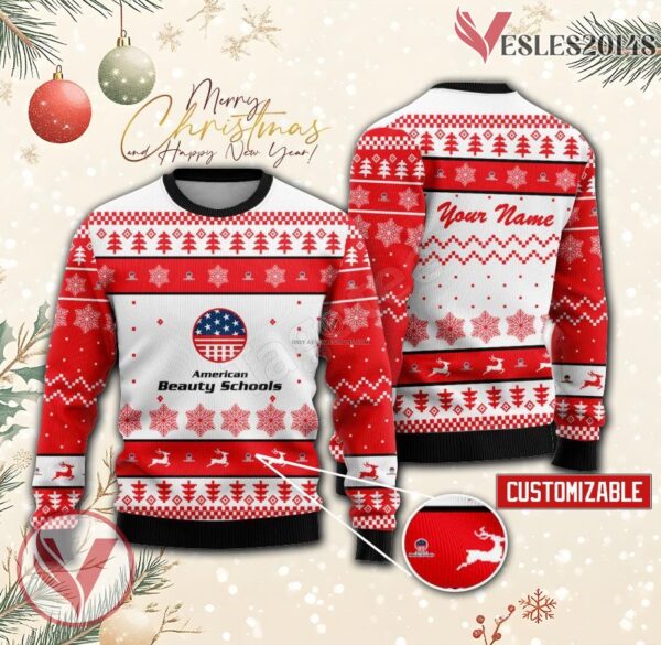 American Beauty School Custom Ugly Christmas Sweater, Unique Gift For Fans - Vesles2014s