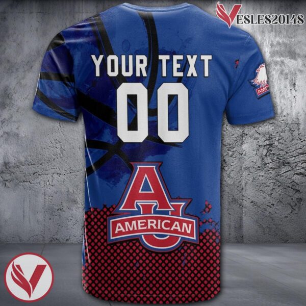 American Eagles Basketball Grunge Pattern Unique Personalized T Shirts - Vesles2014S 1