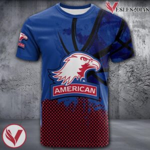 American Eagles Basketball Grunge Pattern Unique Personalized T Shirts - Vesles2014S