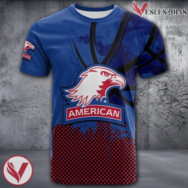 American Eagles Basketball Grunge Pattern Unique Personalized T Shirts - Vesles2014S