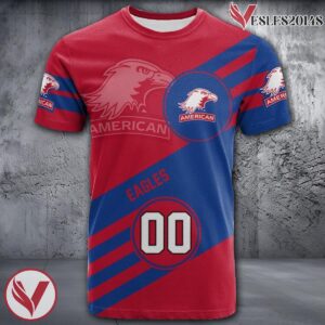 American Eagles Logo Custom NCAA Shirt, Unique Sport Gifts For Fans - Vesles2014s