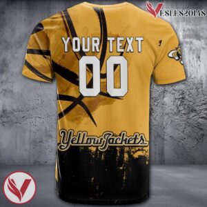 American International Yellow Jackets Basketball Grunge Pattern Unique Personalized T Shirts - Vesles2014S 1