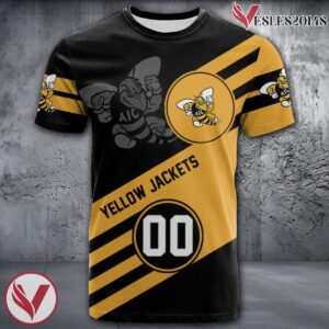 American International Yellow Jackets Logo Custom NCAA Shirt, Unique Sport Gifts For Fans - Vesles2014s