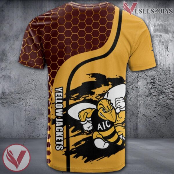 American International Yellow Jackets NCAA Custom Shirt, Unique Sport Gifts For Fans - Vesles2014s 1