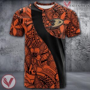 Anaheim Ducks Polynesian Pattern Shirt, Perfect Gifts For NHL Fans - Vesles2014s