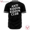 Anti Riddim Riddim Club Black Plain Baseball Jersey - Vesles2014s