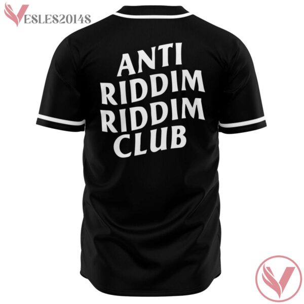 Anti Riddim Riddim Club Black Plain Baseball Jersey - Vesles2014s