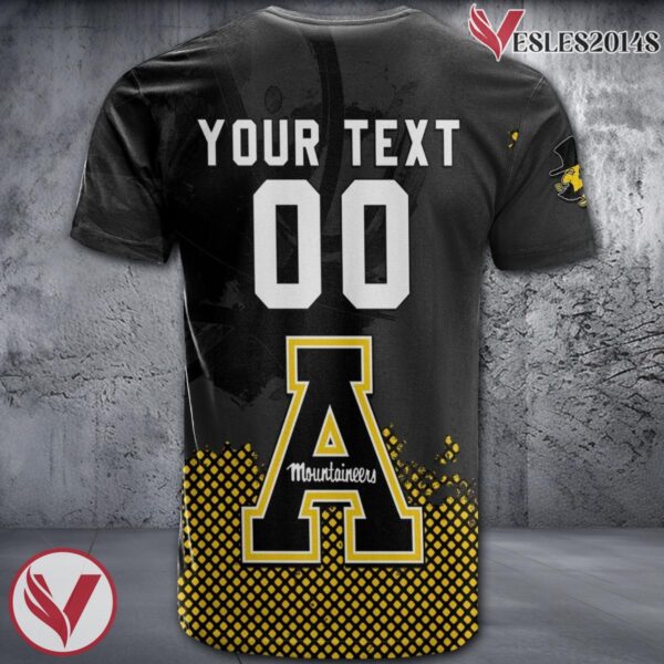 Appalachian State Mountaineers Basketball Grunge Pattern Unique Personalized T Shirts - Vesles2014S 1