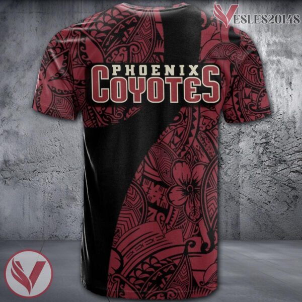 Arizona Coyotes Polynesian Pattern Shirt, Perfect Gifts For NHL Fans - Vesles2014s 1