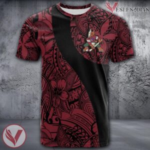Arizona Coyotes Polynesian Pattern Shirt, Perfect Gifts For NHL Fans - Vesles2014s