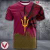 Arizona State Sun Devils Basketball Grunge Pattern Unique Personalized T Shirts - Vesles2014S