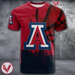 Arizona Wildcats Basketball Grunge Pattern Unique Personalized T Shirts - Vesles2014S