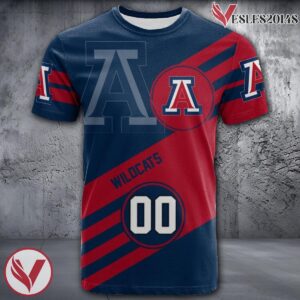 Arizona Wildcats Logo Custom NCAA Shirt, Unique Sport Gifts For Fans - Vesles2014s