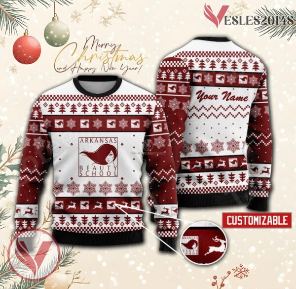 Arkansas Beauty School-Little Rock Custom Ugly Christmas Sweater, Unique Gift For Fans - Vesles2014s