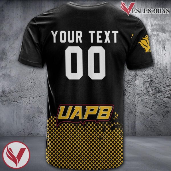 Arkansas-Pine Bluff Golden Lions Basketball Grunge Pattern Unique Personalized T Shirts - Vesles2014S 1