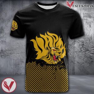Arkansas-Pine Bluff Golden Lions Basketball Grunge Pattern Unique Personalized T Shirts - Vesles2014S