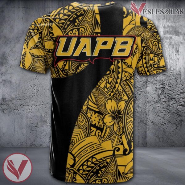 Arkansas-Pine Bluff Golden Lions Polynesian Pattern Shirt, Unique Sport Gifts For Fans - Vesles2014s 1