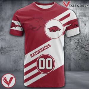 Arkansas Razorbacks Logo Custom NCAA Shirt, Unique Sport Gifts For Fans - Vesles2014s