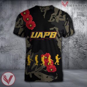 Arkansas Razorbacks NCAA With Red Poppy Flower 3D Shirt, Unique Gift For Fans - Vesles2014S 1