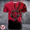 Arkansas State Red Wolves Basketball Grunge Pattern Unique Personalized T Shirts - Vesles2014S