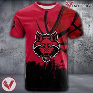 Arkansas State Red Wolves Basketball Grunge Pattern Unique Personalized T Shirts - Vesles2014S