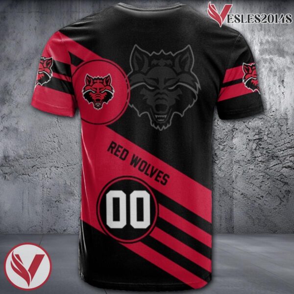 Arkansas State Red Wolves Logo Custom NCAA Shirt, Unique Sport Gifts For Fans - Vesles2014s 1