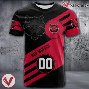 Arkansas State Red Wolves Logo Custom NCAA Shirt, Unique Sport Gifts For Fans - Vesles2014s