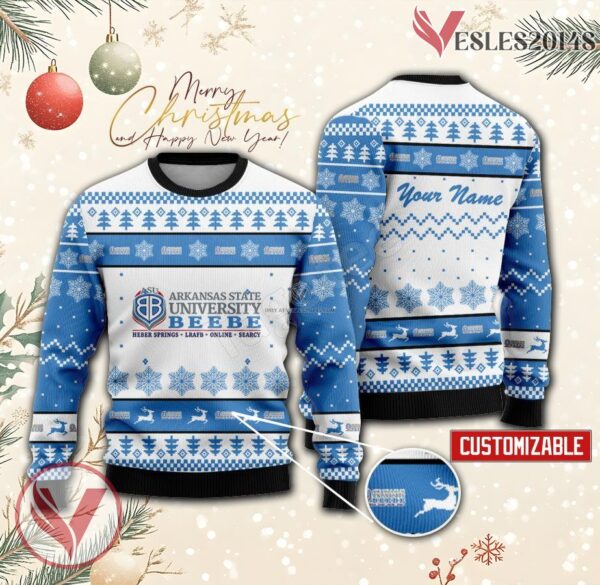 Arkansas State University Beebe Custom Ugly Christmas Sweater, Unique Gift For Fans - Vesles2014s