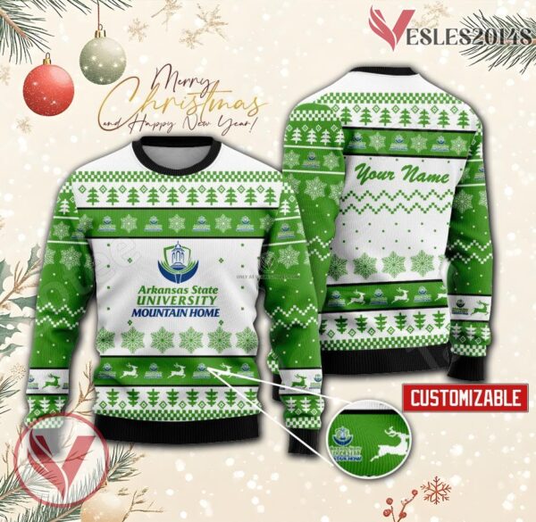 Arkansas State University-Mountain Home Custom Ugly Christmas Sweater, Unique Gift For Fans - Vesles2014s