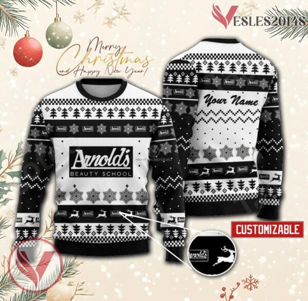 Arnolds Beauty School Custom Ugly Christmas Sweater, Unique Gift For Fans - Vesles2014s