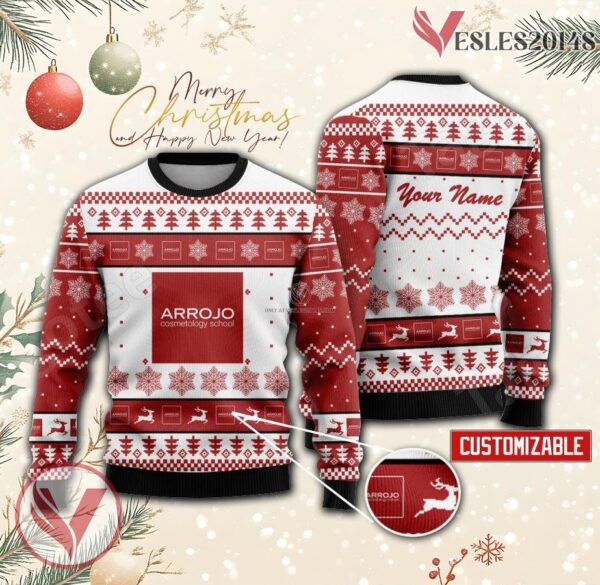 Arrojo Cosmetology School Custom Ugly Christmas Sweater, Unique Gift For Fans - Vesles2014s