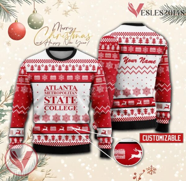 Atlanta Metropolitan State College Custom Ugly Christmas Sweater, Unique Gift For Fans - Vesles2014s