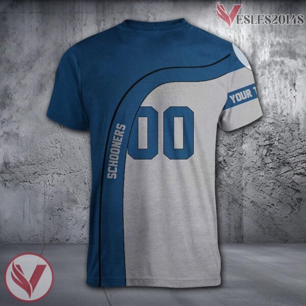 Atlantic Schooners Curve Customizable Shirt, Unique Gifts For CA Football Fans - Vesles2014s 1