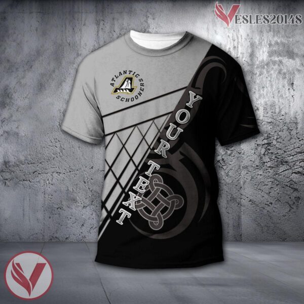 Atlantic Schooners Customizable Shirt, Unique Gifts For CA Football Fans - Vesles2014s